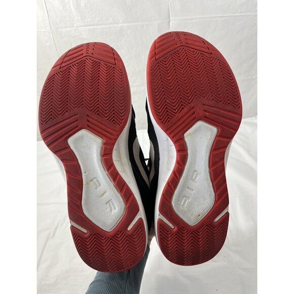 Nike Men The Air Overplay IX Basketball Shoe Black/Red Sz 13 Style 831572-004 - Picture 10 of 16